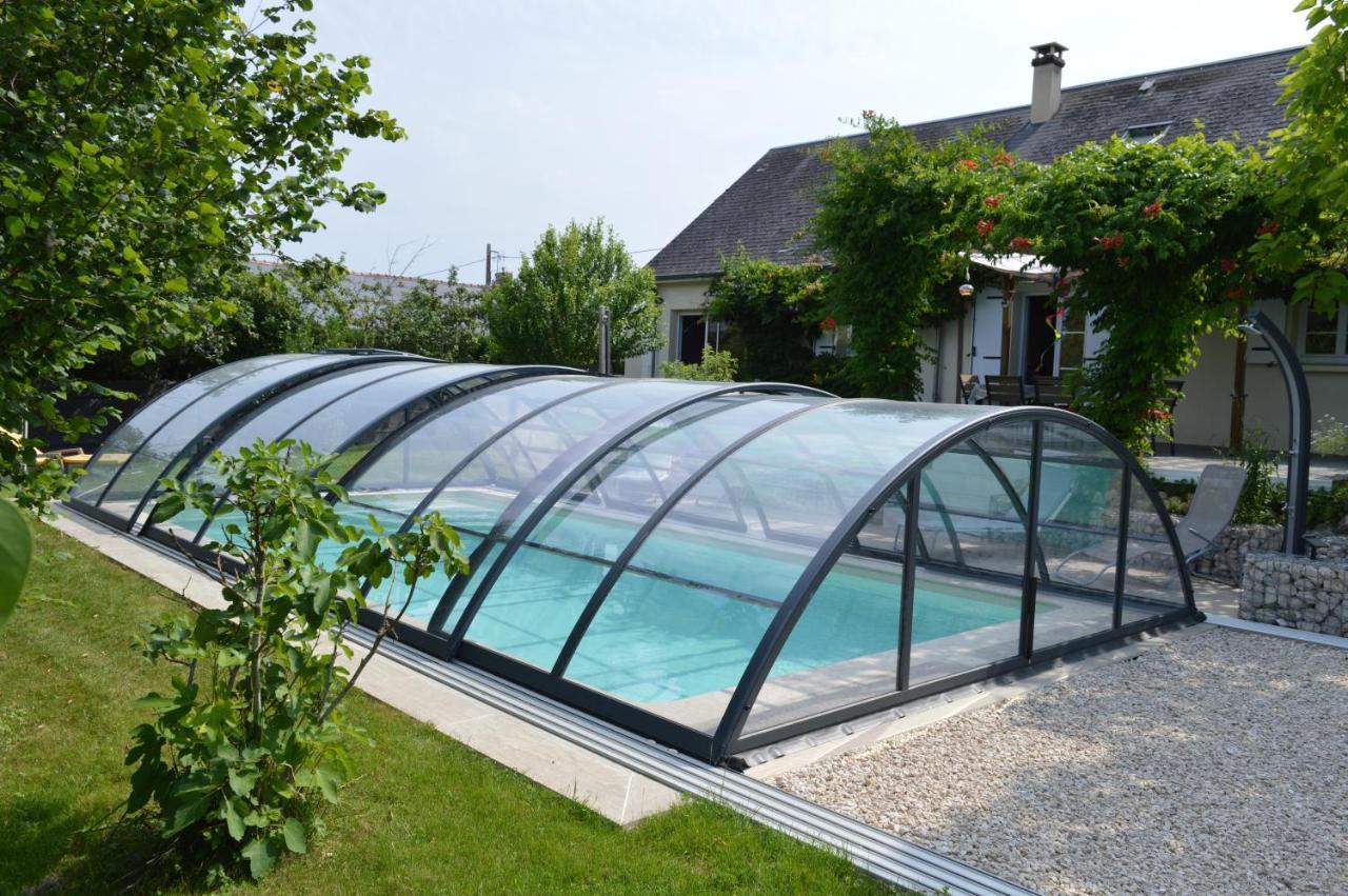 Au Coeur Du Bien Etre, Chambre D'Hotes Avec Piscine Chauffee Et Couverte, Spa, Sauna, Massages Monteaux ภายนอก รูปภาพ